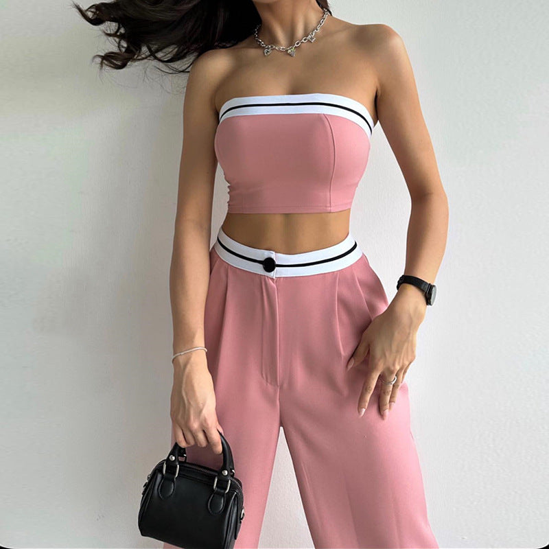 Elegance Set: Tube Top & Pants Duo