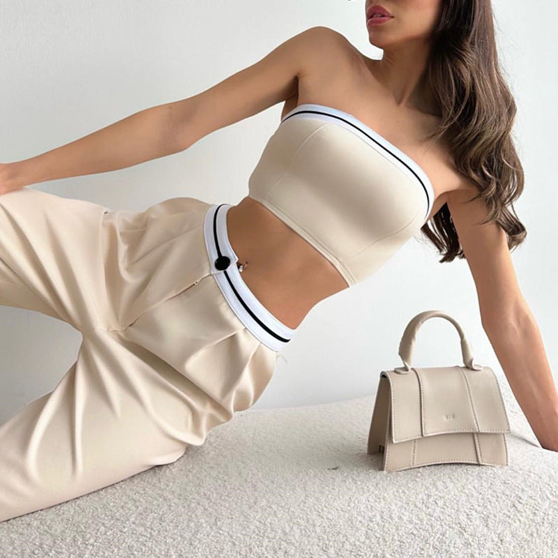 Elegance Set: Tube Top & Pants Duo